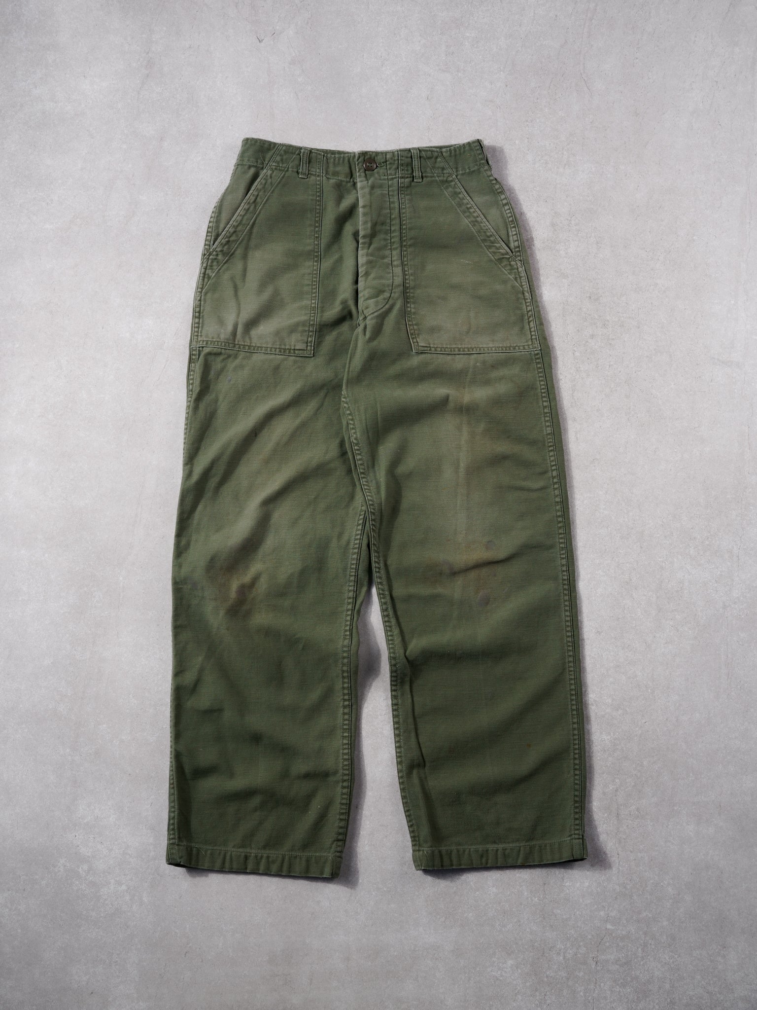 Vintage 70 Green Army OG 107 Pants (28x29)