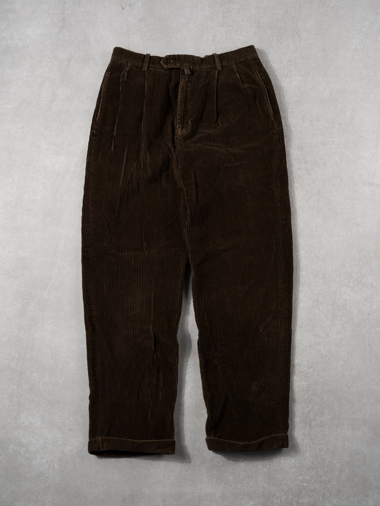 Vintage 70s Brown Tommy Hilfiger Corduroy Pants (30x31)