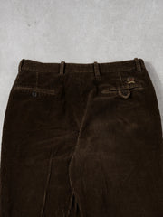 Vintage 70s Brown Tommy Hilfiger Corduroy Pants (30x31)