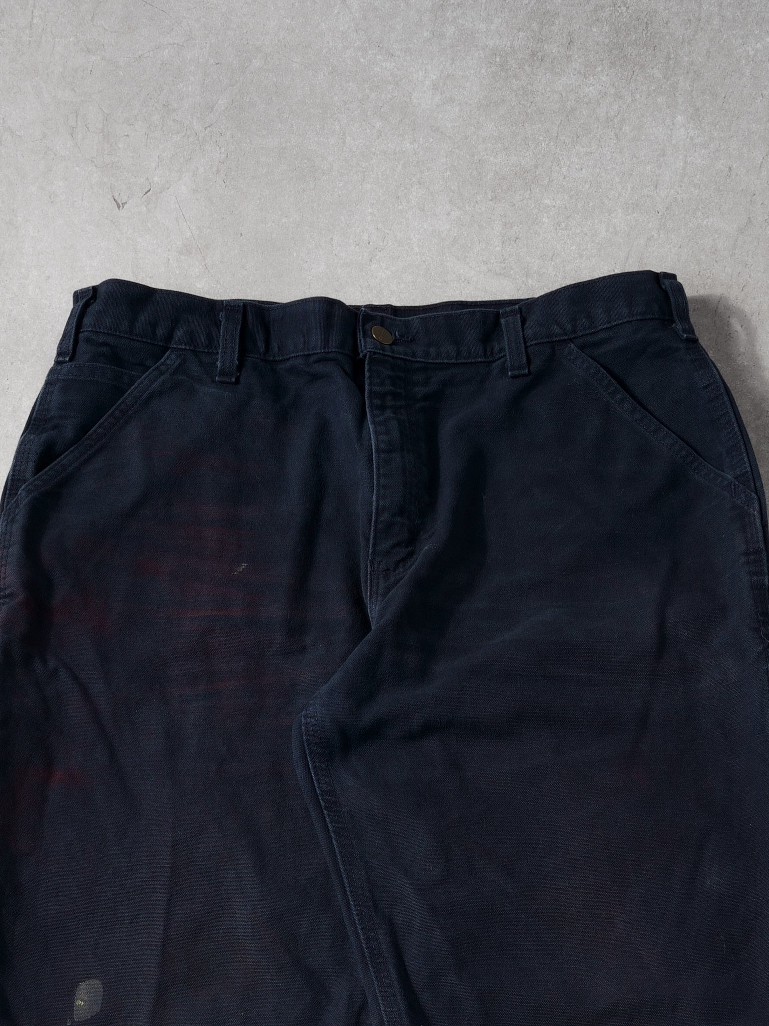 Vintage 90s Dark Navy Blue Carhartt Capenter Pants (36x30)