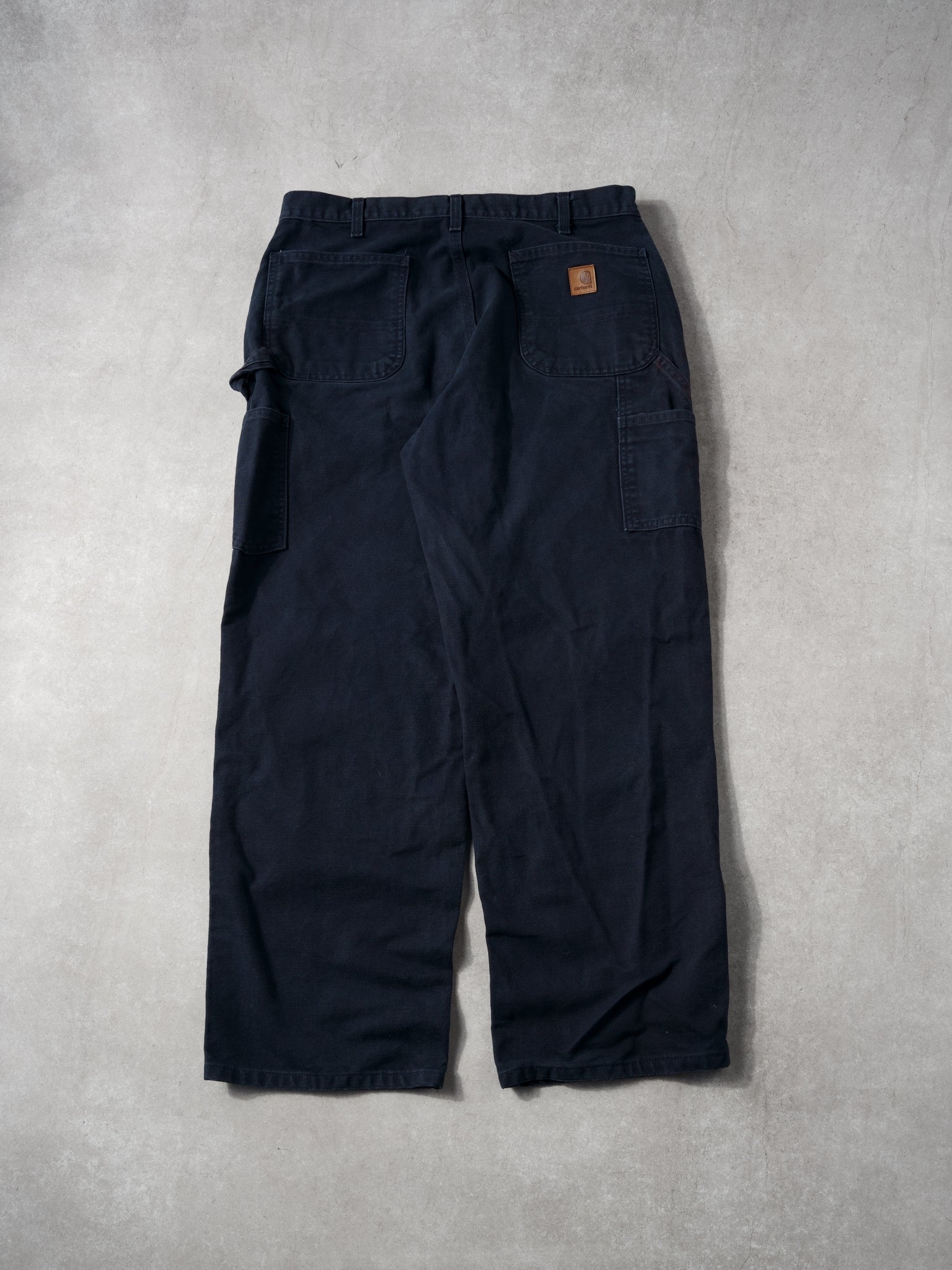 Vintage 90s Dark Navy Blue Carhartt Capenter Pants (36x30)