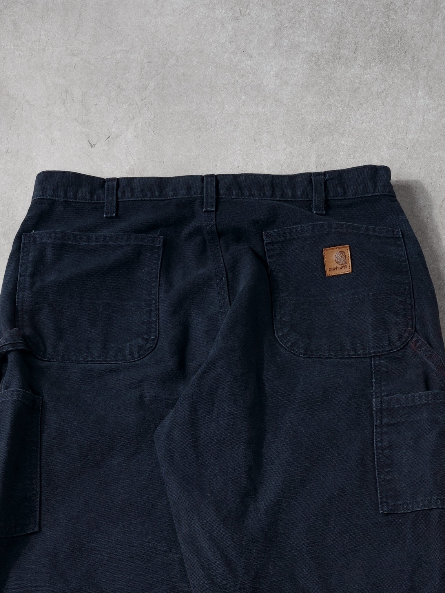 Vintage 90s Dark Navy Blue Carhartt Capenter Pants (36x30)