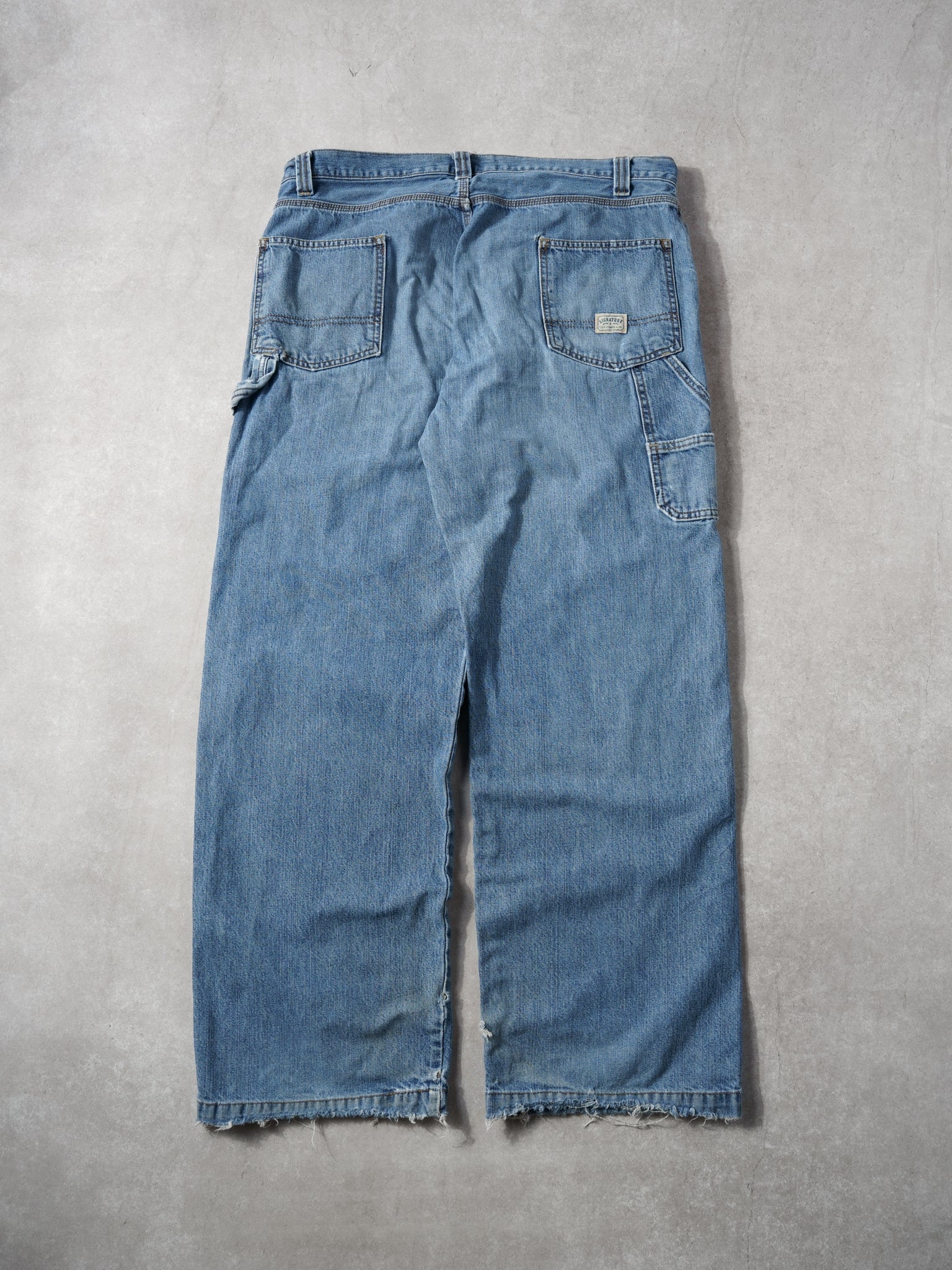 Vintage 90s Light Wash Blue Levi's Denim Carpenter Pants (38x32)