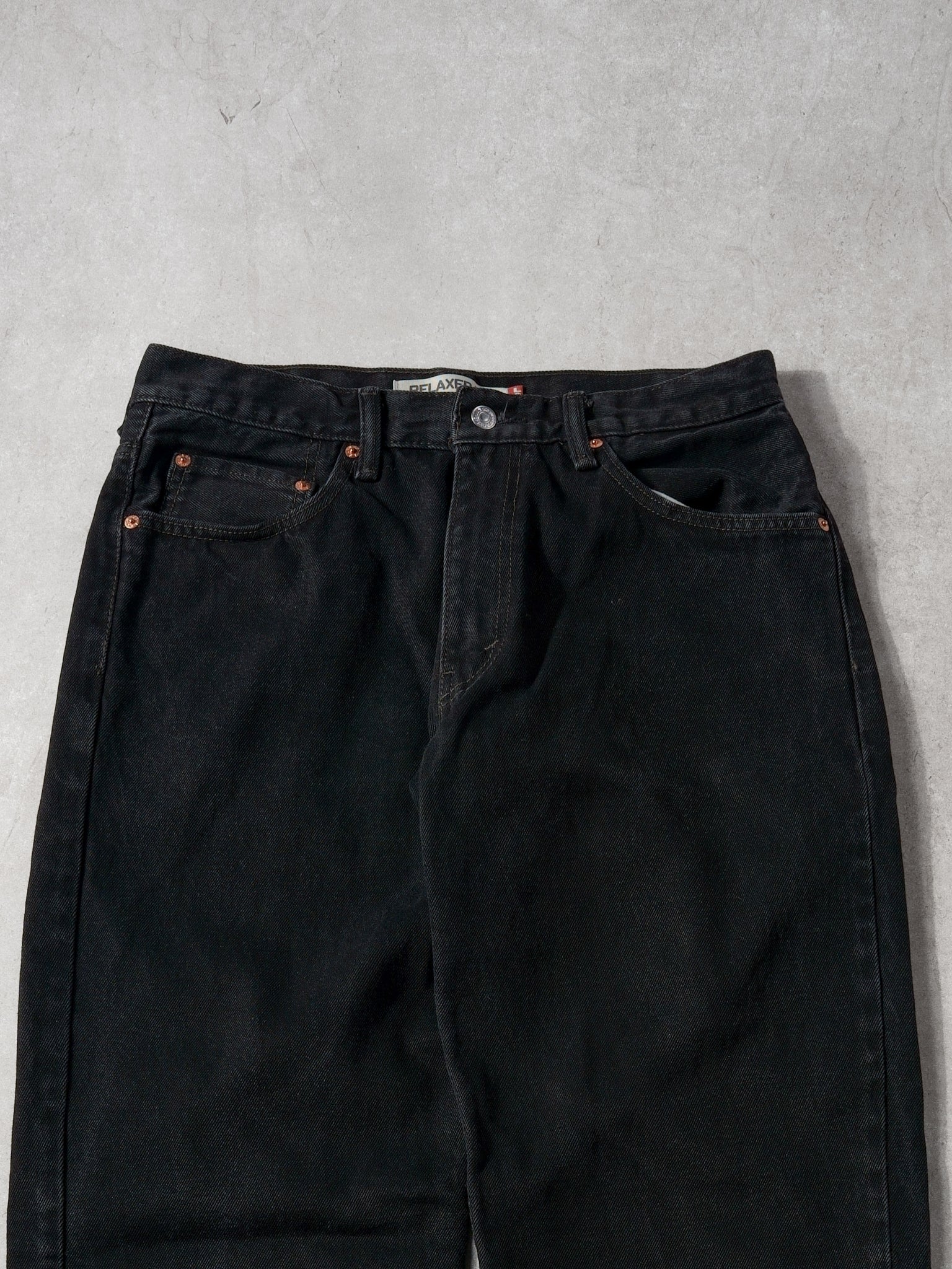 Vintage Y2k Black Levi's 550 Denim Pants (32x32)