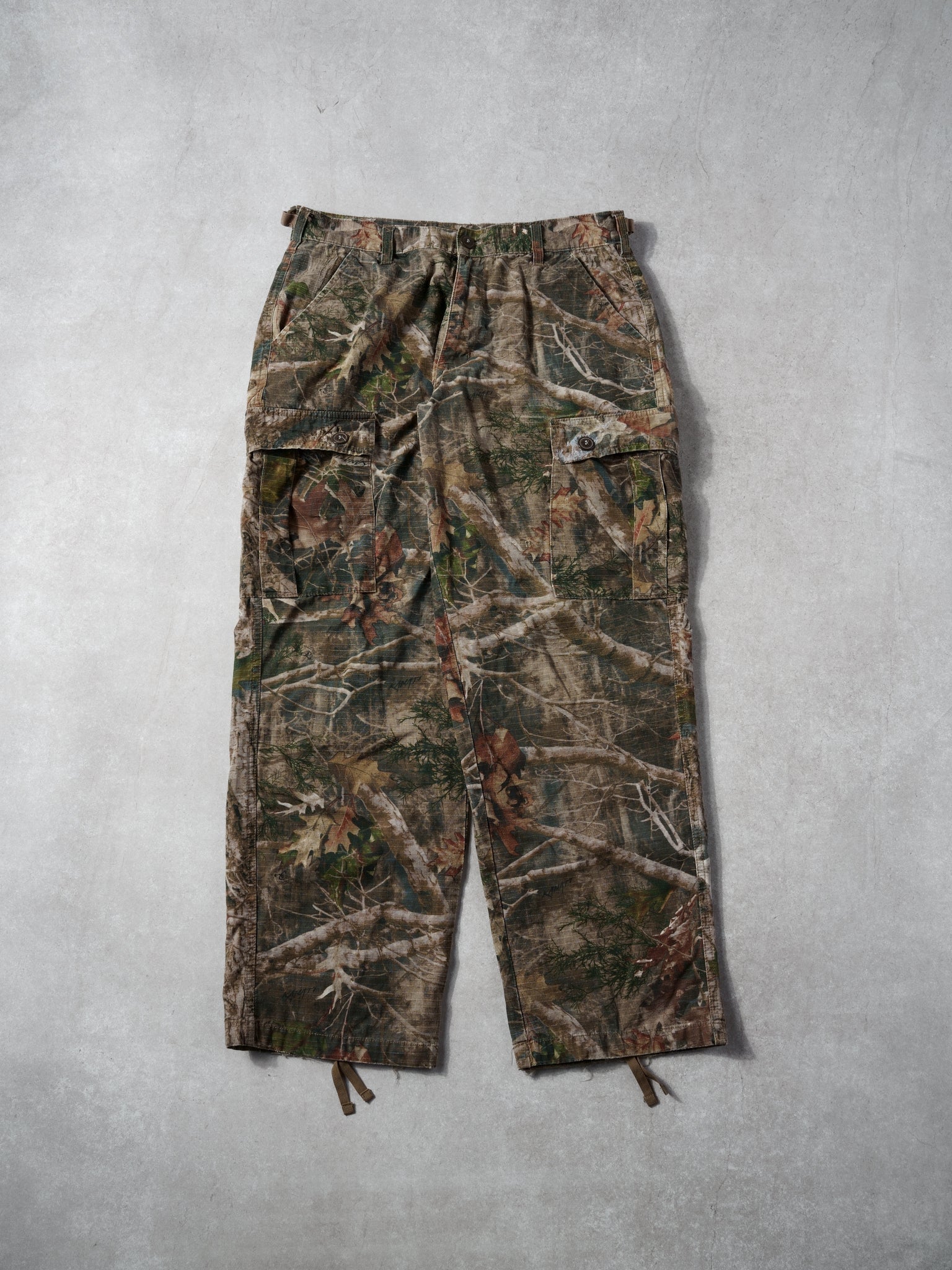 Vintage 90s Green Realtree Camo Cargo Pants (30x30)