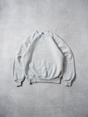 Vintage 90s Light Grey Blank Russell Athletics Crewneck