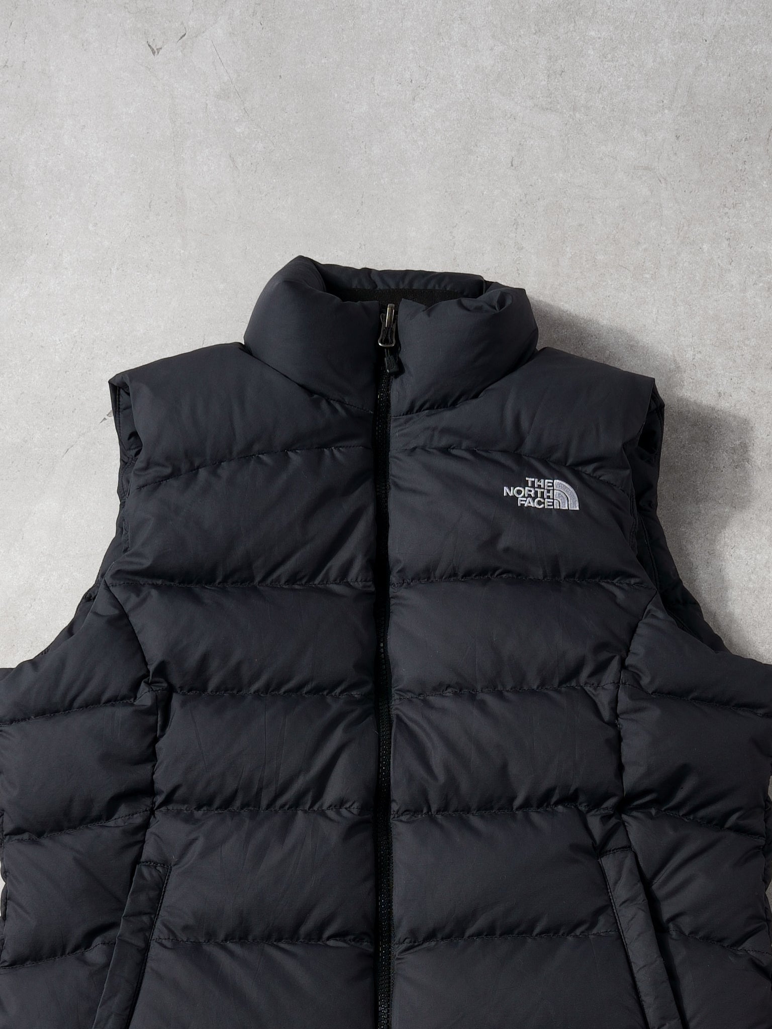 Vintage 90s Black Northface Puffer Vest 700 (S)