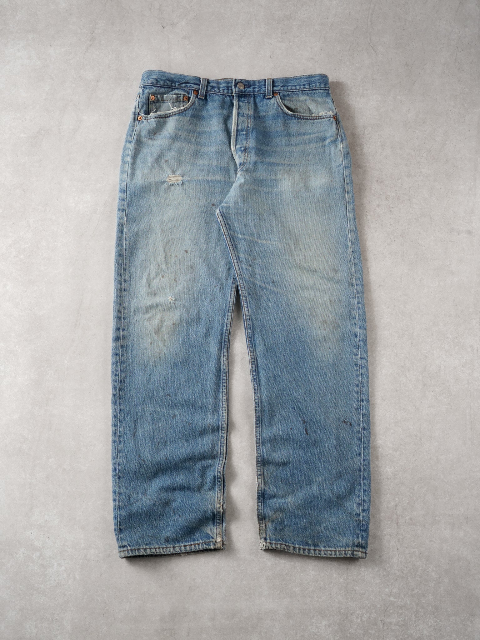 Vintage 90s Light Blue Levi's Denim Jeans (34x30)