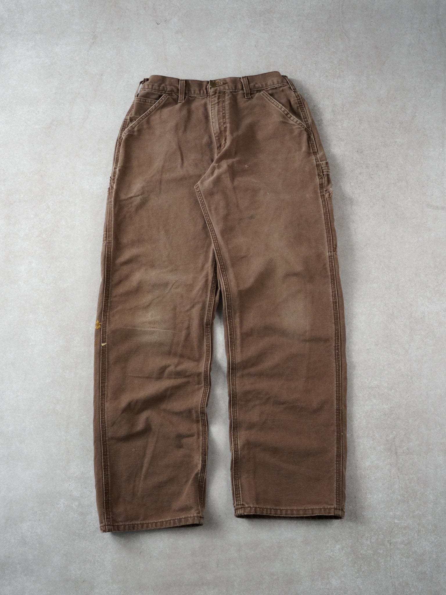 Vintage 90s Brown Carhartt Carpenter Pants (30x32)