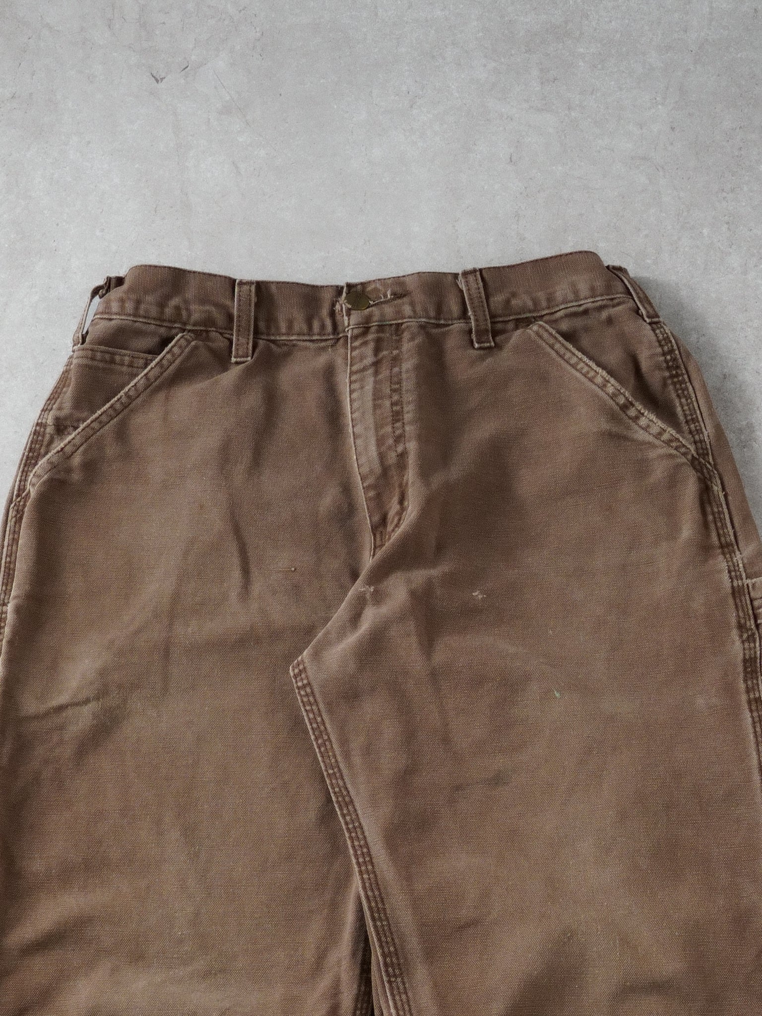 Vintage 90s Brown Carhartt Carpenter Pants (30x32)
