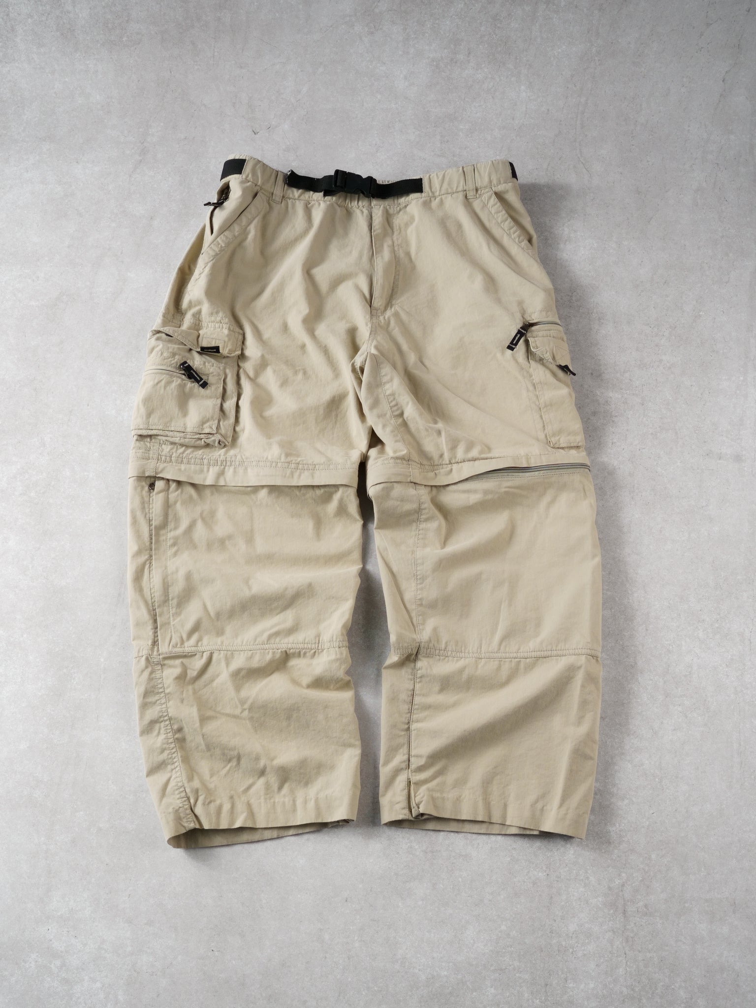 Vintage 90s Biege BC Clothing 2 in 1 Cargo Pants (34x27)