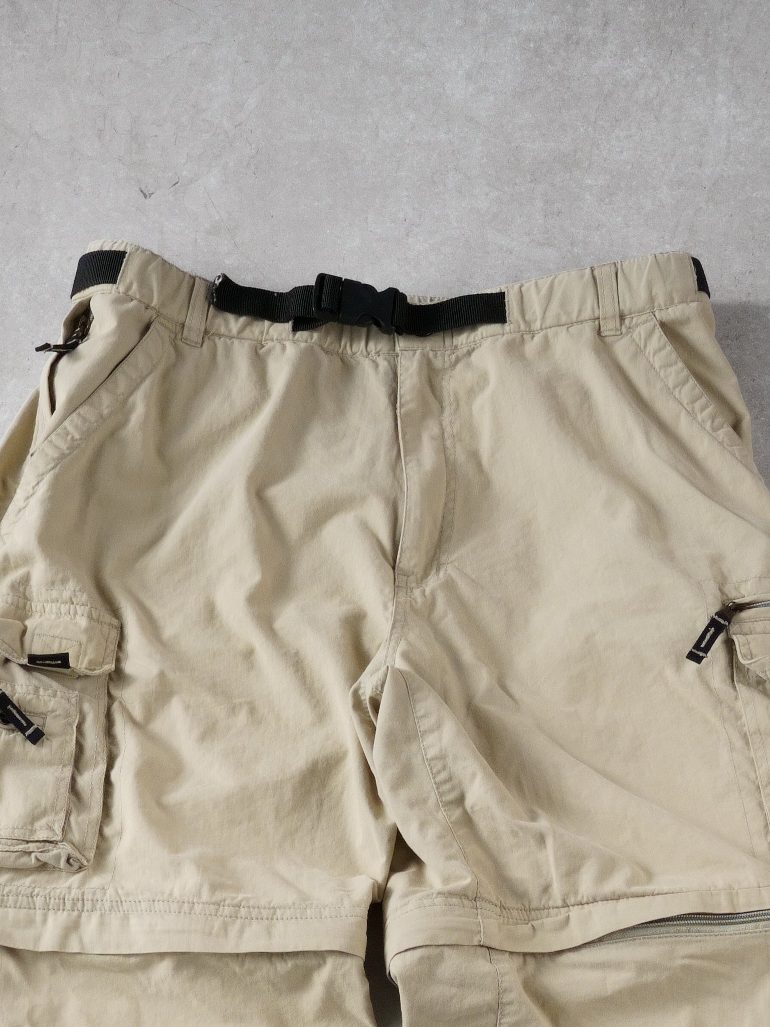 Vintage 90s Biege BC Clothing 2 in 1 Cargo Pants (34x27)