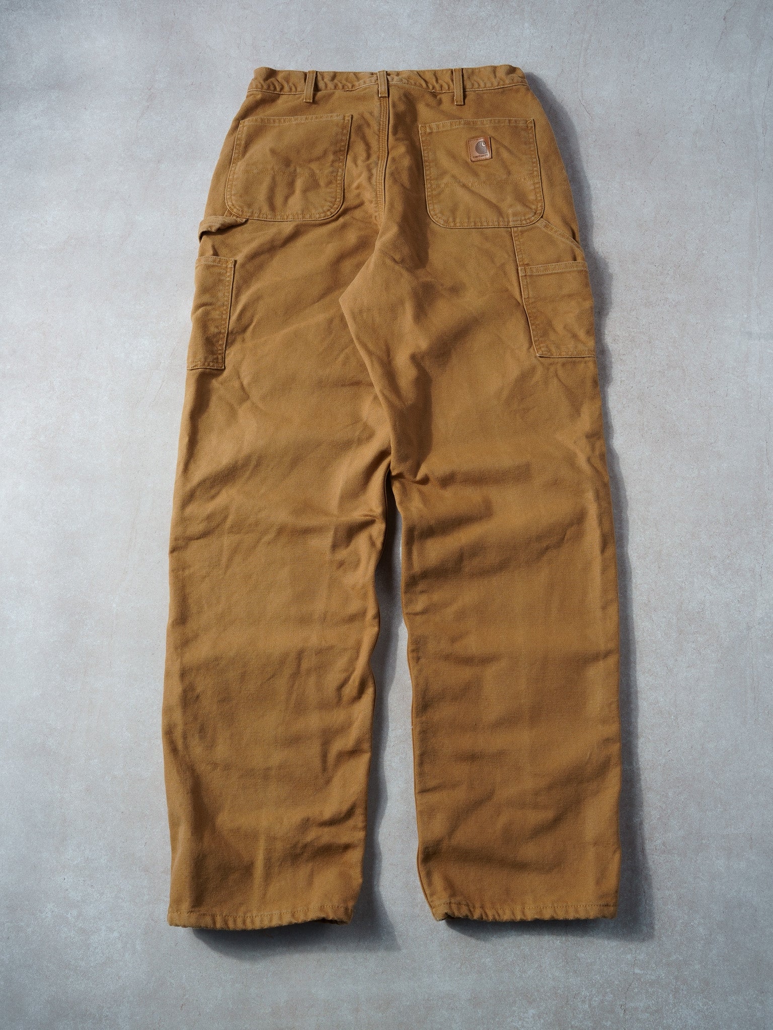 VIntage 90s Khaki Carhartt Lined Carpenter Pants (32x34)