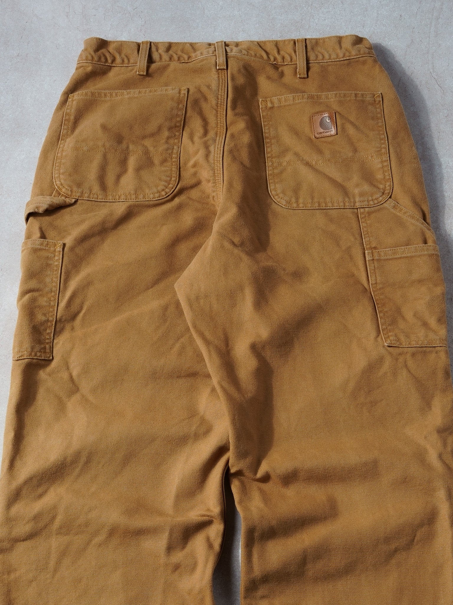 VIntage 90s Khaki Carhartt Lined Carpenter Pants (32x34)
