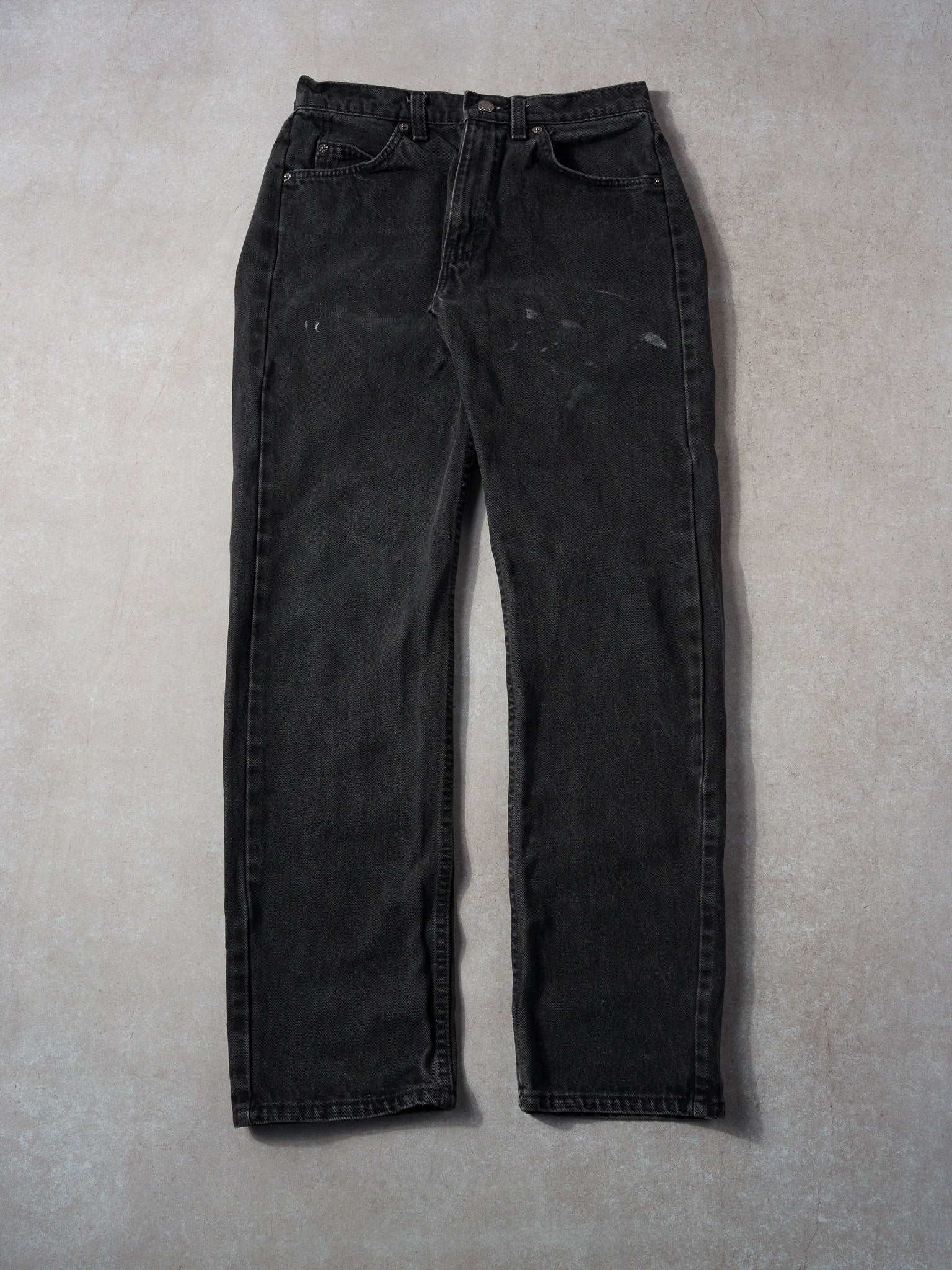 Vinrtage 70s Washed Stone Black Levi's 505 Denim Jeans (30x30)