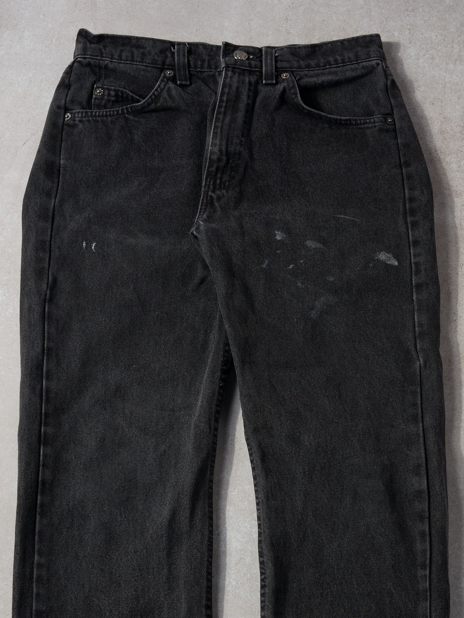 Vinrtage 70s Washed Stone Black Levi's 505 Denim Jeans (30x30)