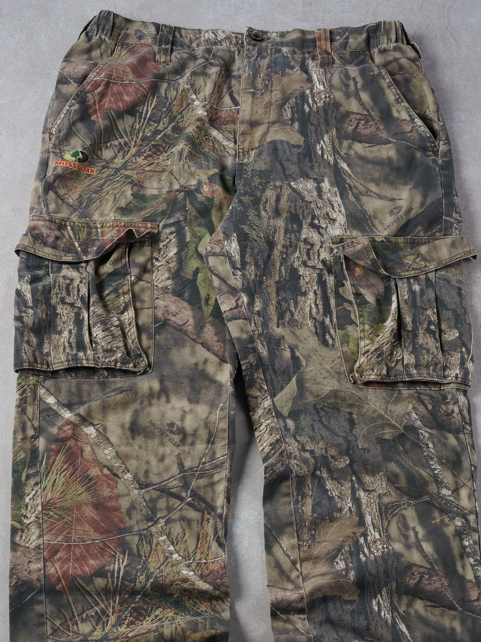 Vintage Y2k Green Realtree Camo Cargo Pants (34x31)