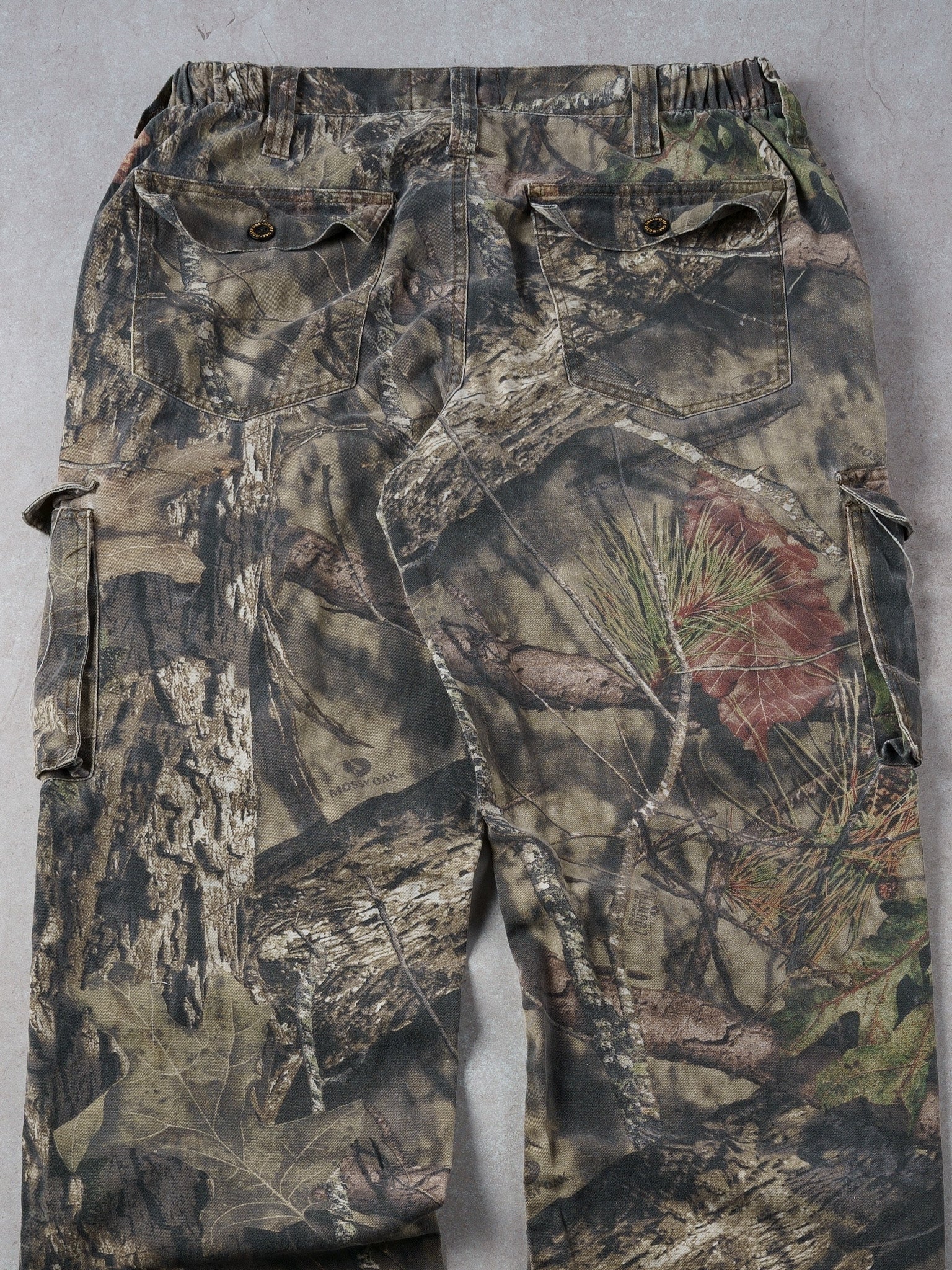 Vintage Y2k Green Realtree Camo Cargo Pants (34x31)