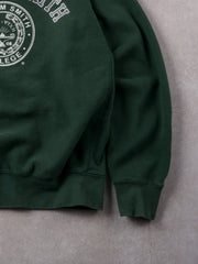 Vintage Pine Green William Smith College Crewneck (M)