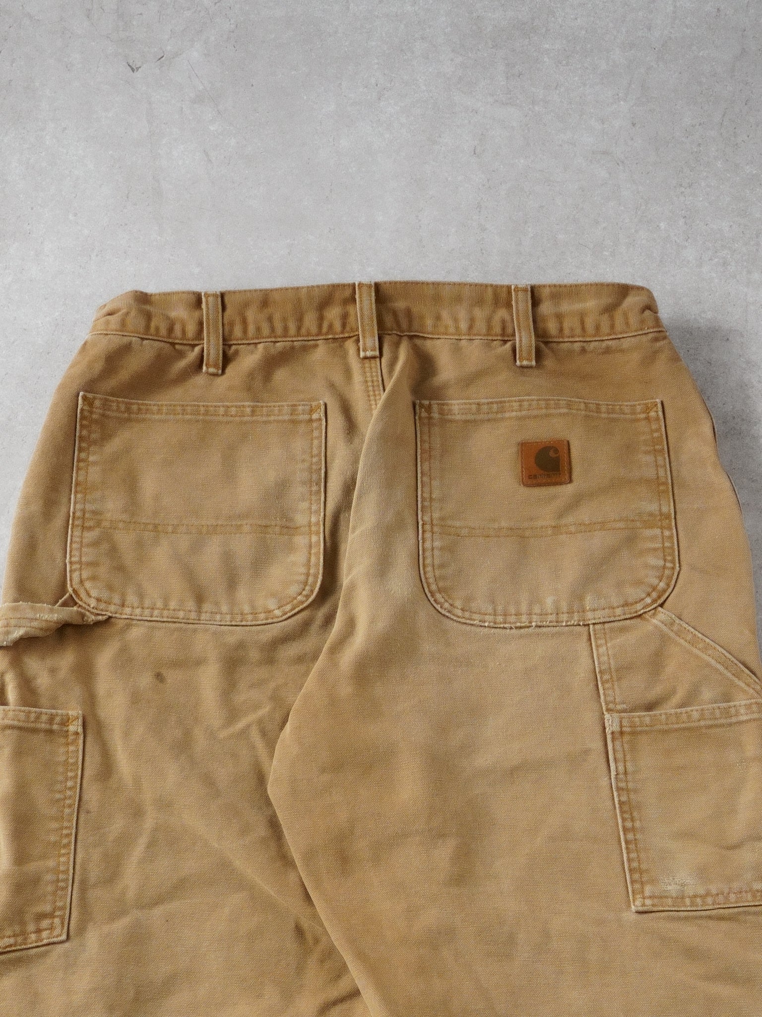 Vintage 90s Khaki Carhartt Workwear Carpenter Pants (32x32)