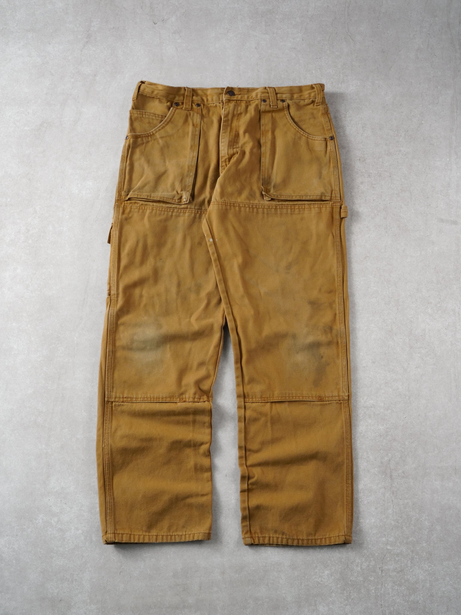 Vintage Khaki Dickies Double Knee Carpenter Pants (32x32)