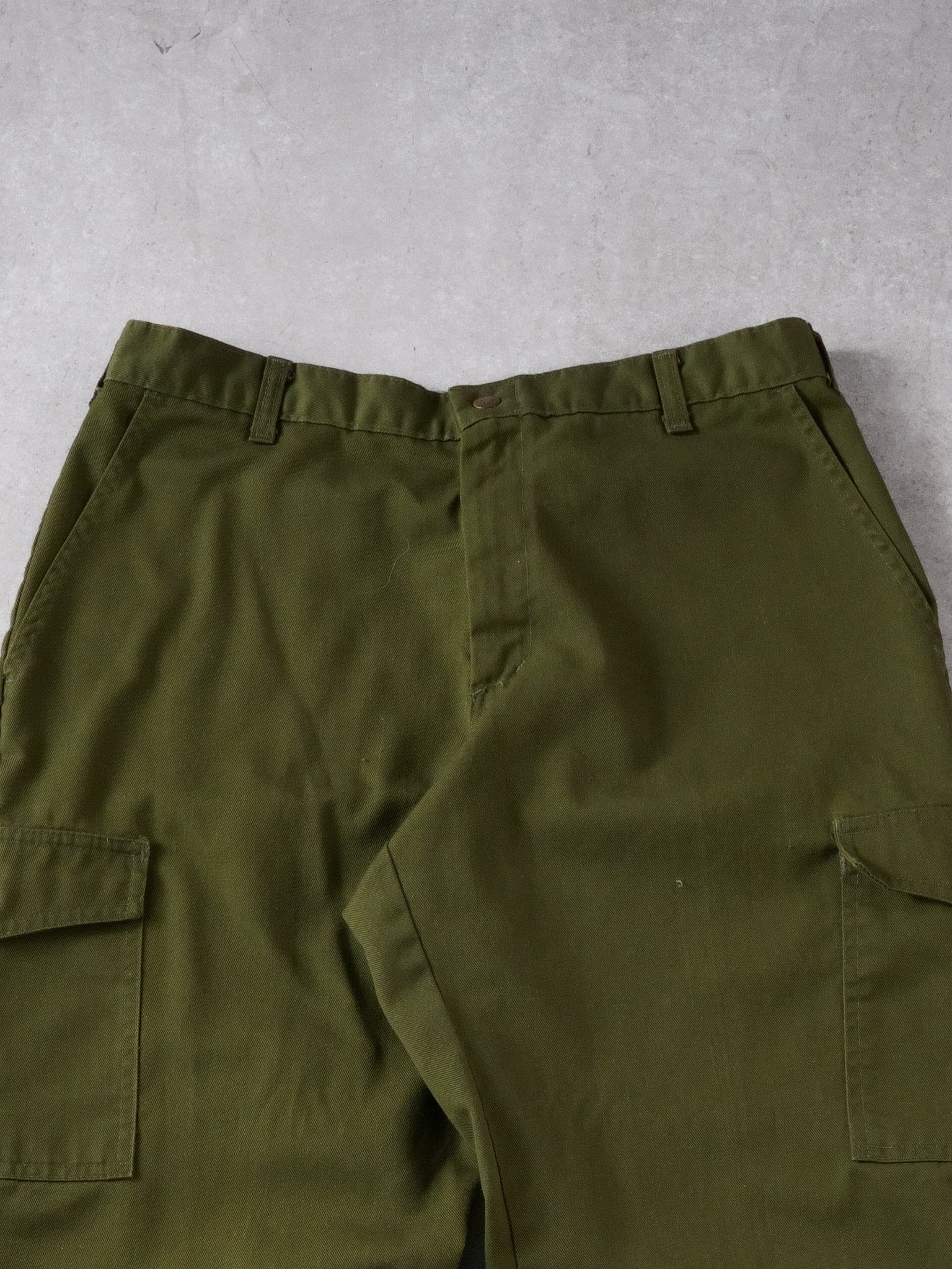 Vintage 90s Army Green Boys Scouts of American Cargo Pants (32x34)