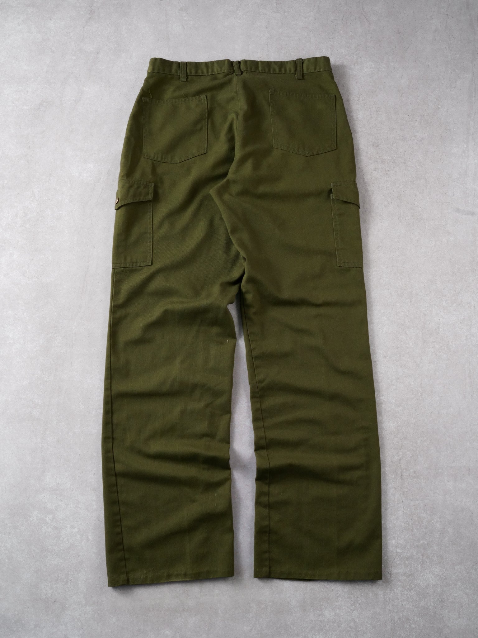 Vintage 90s Army Green Boys Scouts of American Cargo Pants (32x34)