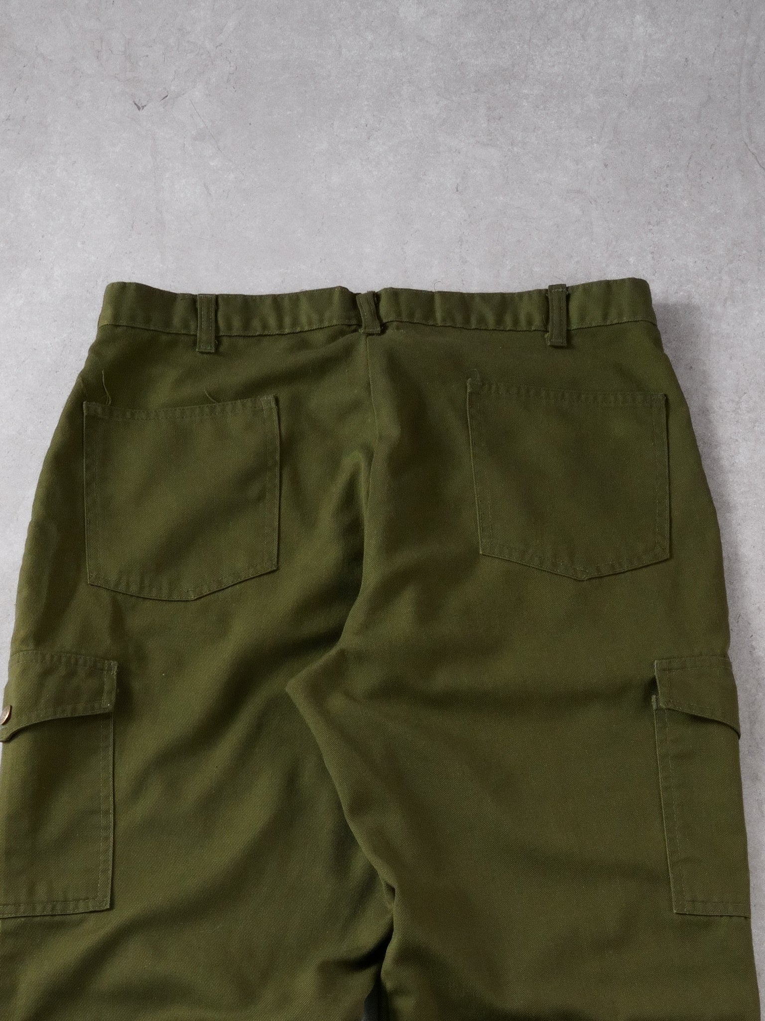 Vintage 90s Army Green Boys Scouts of American Cargo Pants (32x34)