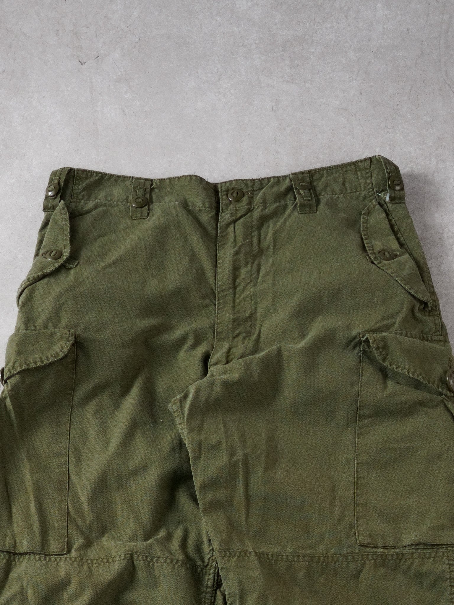 Vintage 98' Army Green Military Parachute Pants (32x30)
