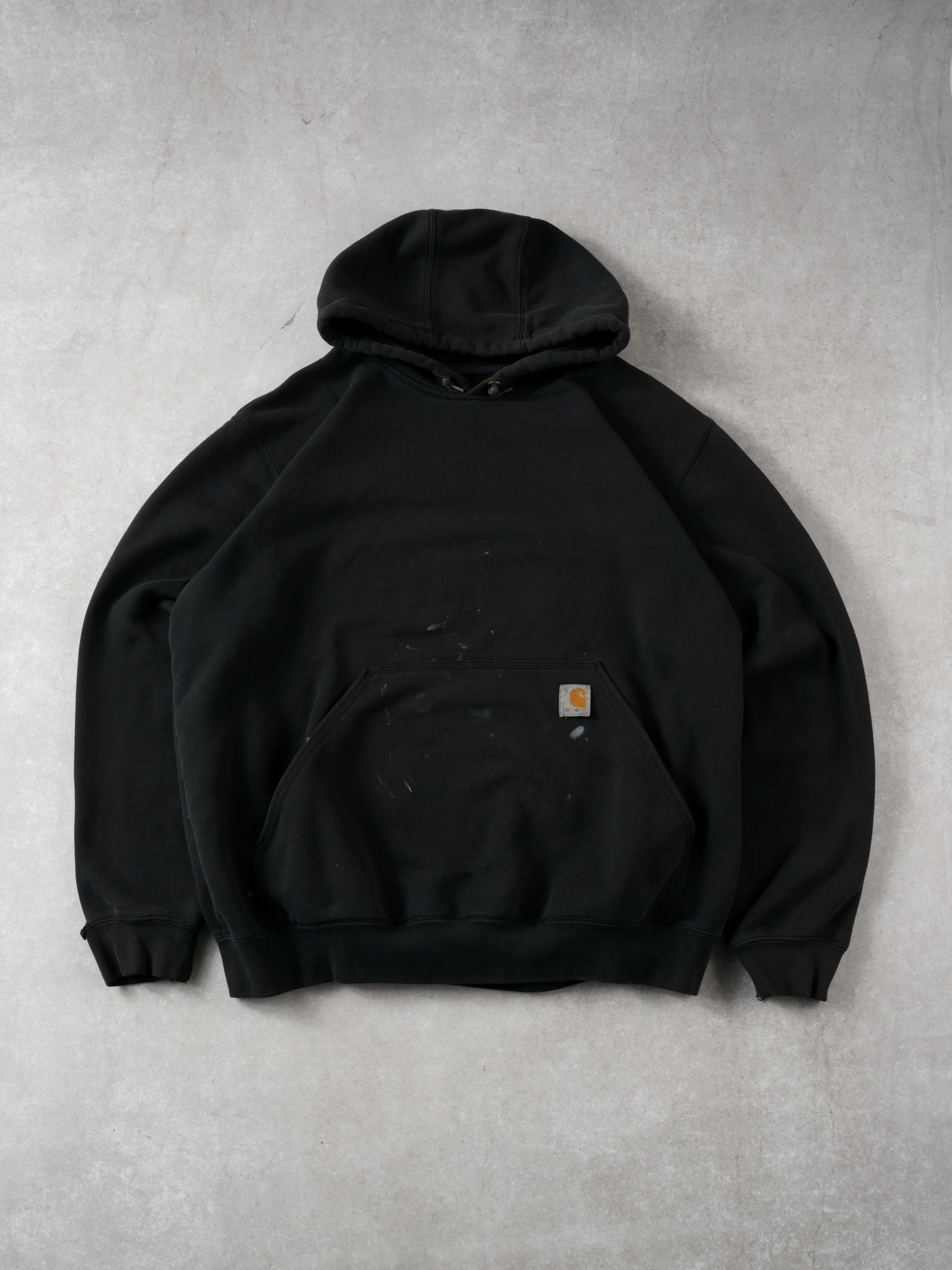 Vintage 90s Dark Grey Carhartt Blank Hoodie (XL)