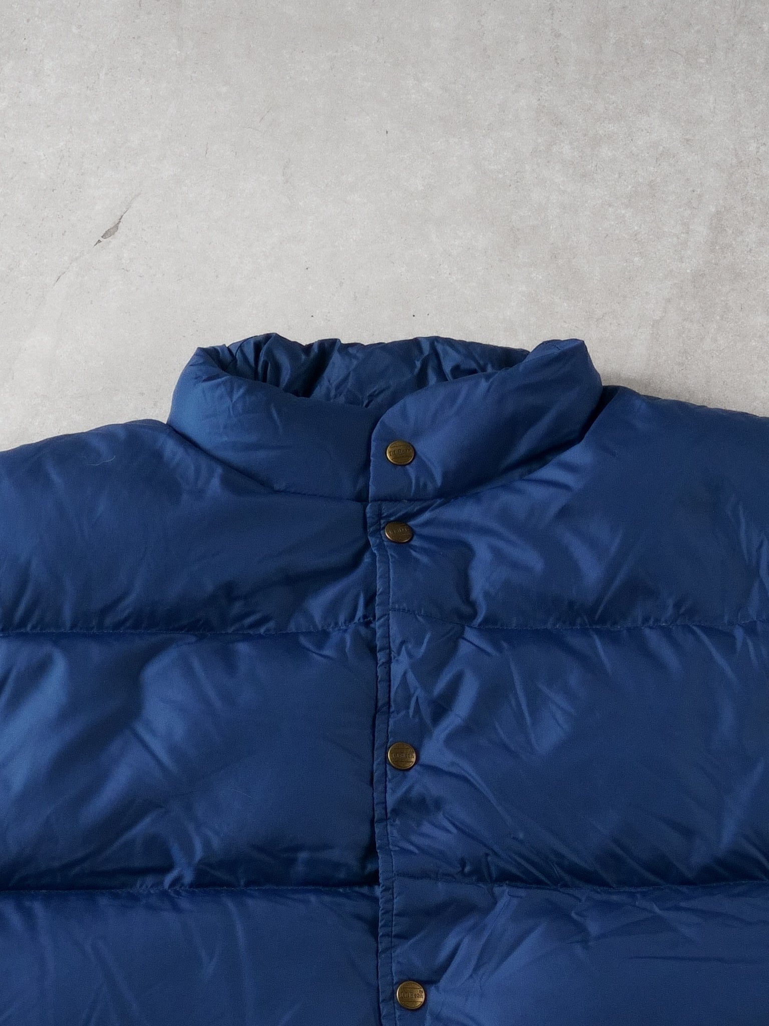 Vintage 90s Royal Blue LL Bean Puffer Vest (XL)