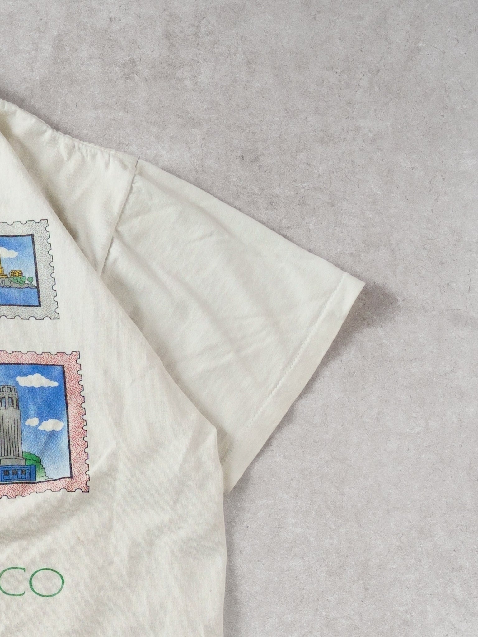 Vintage 90s White San Franciso Graphic Tee (L)