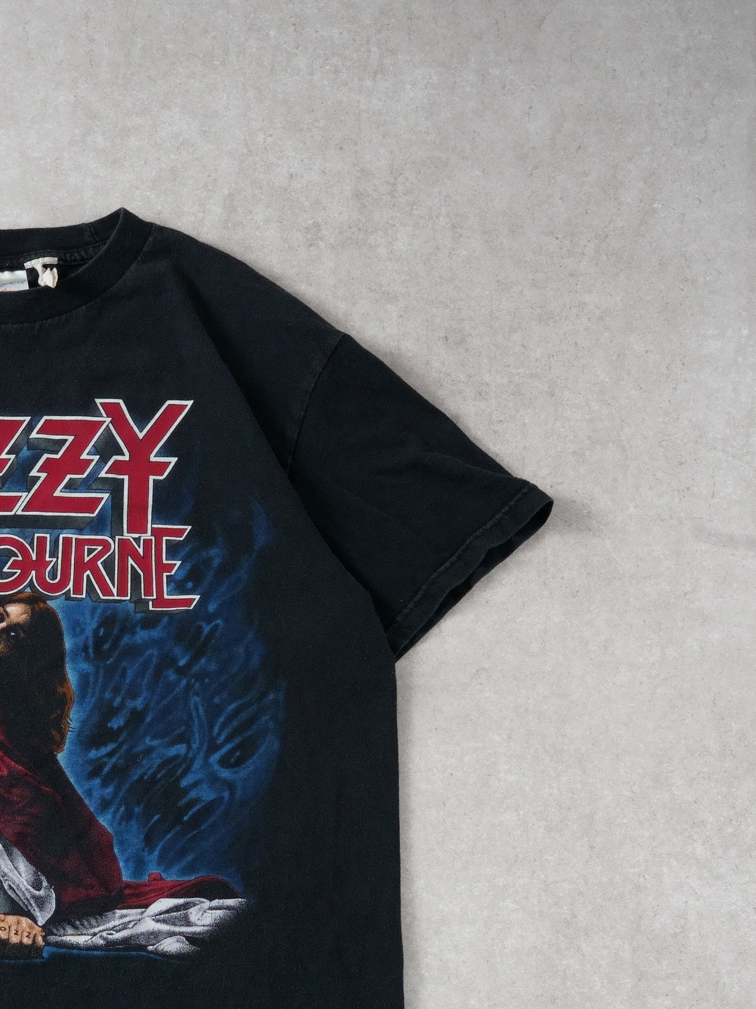 Vintage 91' Black Ozzy Osbourne Blizzard Of Oz Graphic Tee (S)