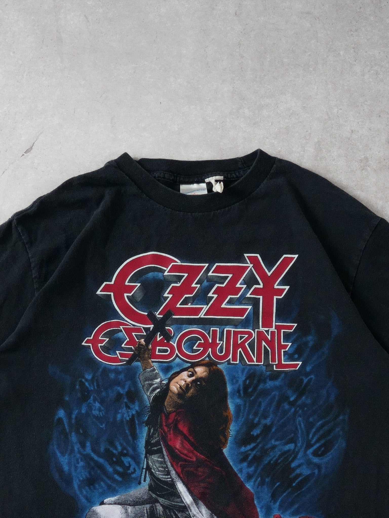 Vintage 91' Black Ozzy Osbourne Blizzard Of Oz Graphic Tee (S)
