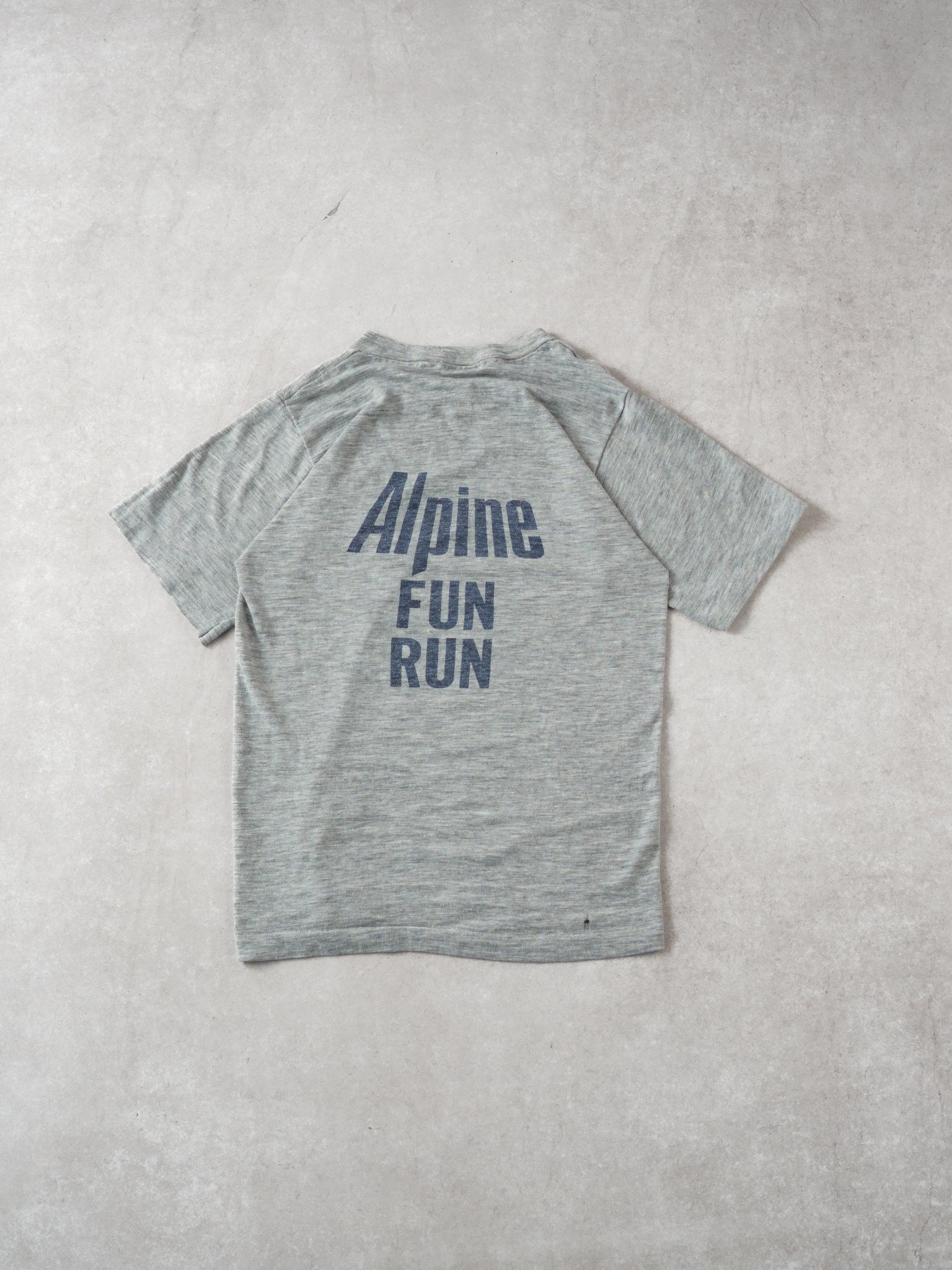 Vintage Grey Alpine Breweries Fun Run Baby Tee (XS)