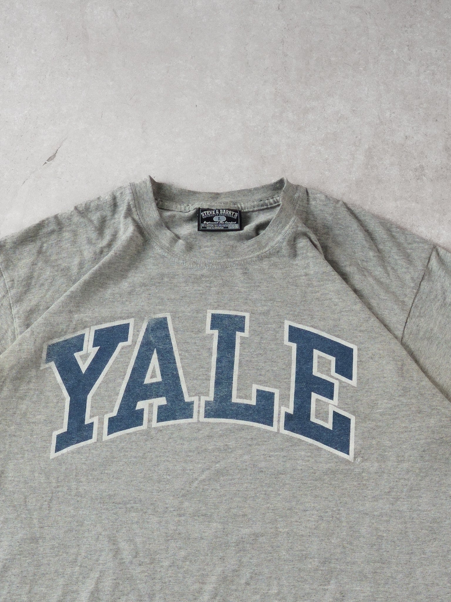 Vintage Grey Yale University Tee (M)