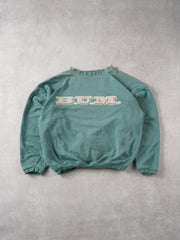 Vintage 90s Washed Green Bum Eqt Graphic Crewneck (XL)