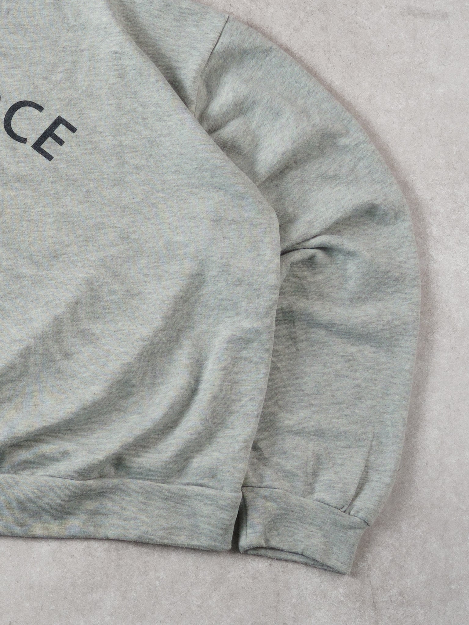 Vintage Grey Air Force Crewneck (L/XL)