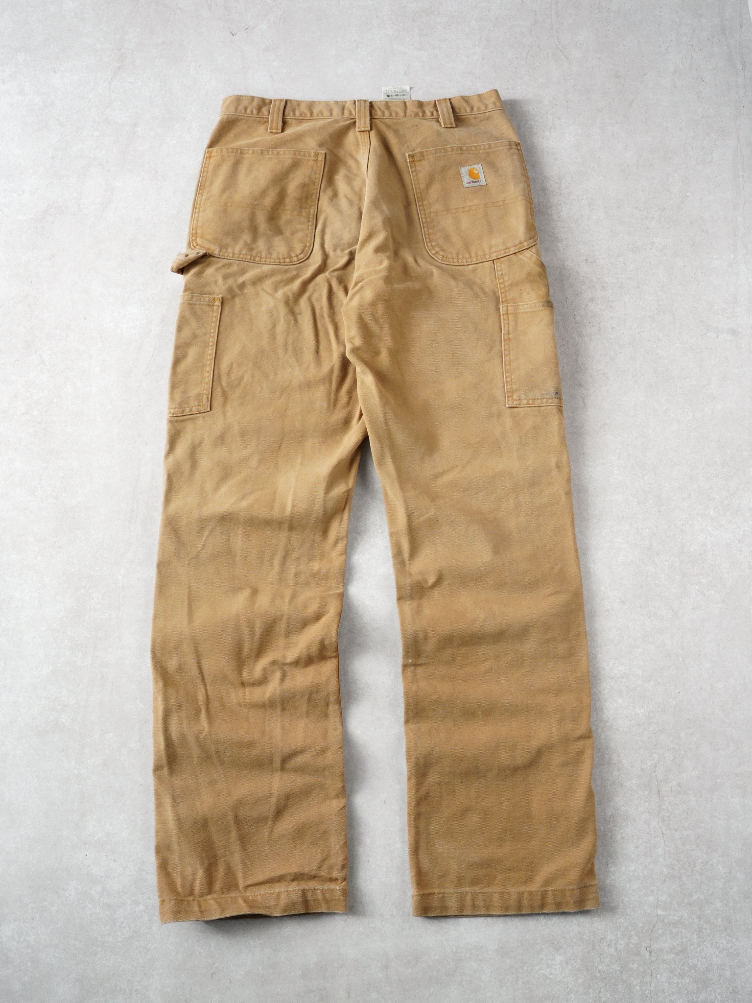 Vintage Beige Carhartt Double Knee Carpenter Pants (32 x 32)