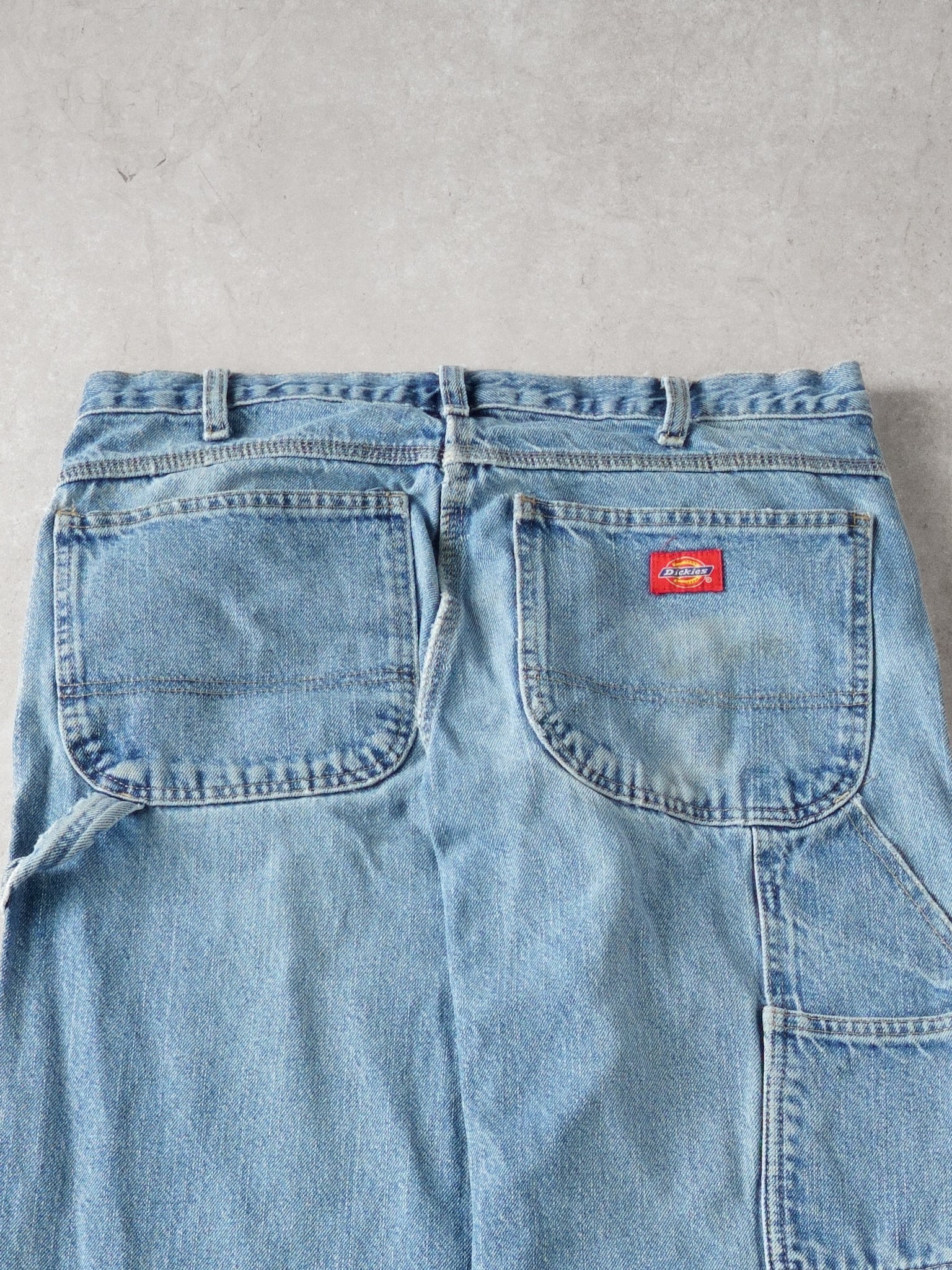 Vintage Light Washed Dickies Denim Carpenter Pants (34 x 30)