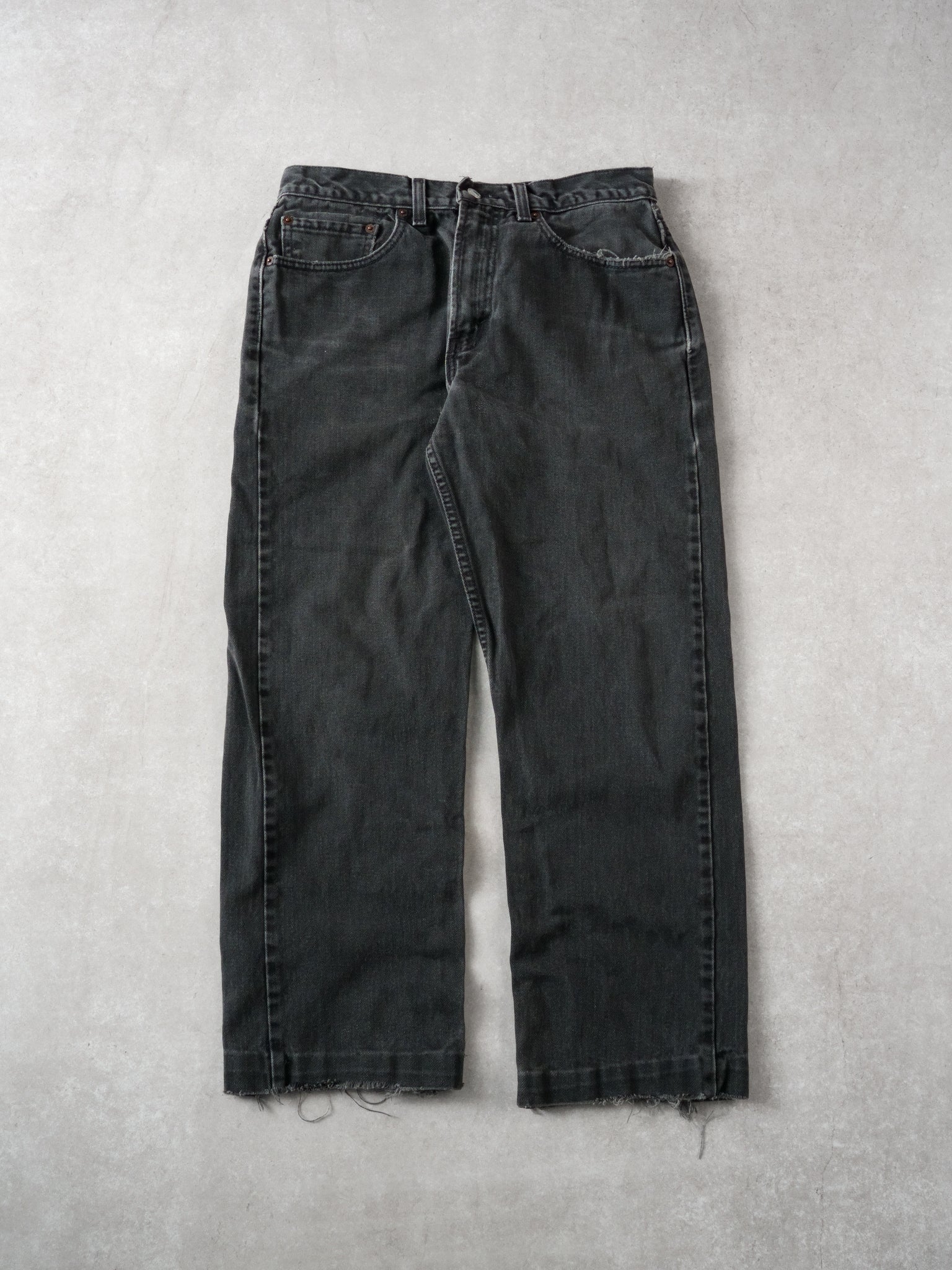 Vintage 90s Black Levi 505 Regular Fit Jeans (32 x 28)