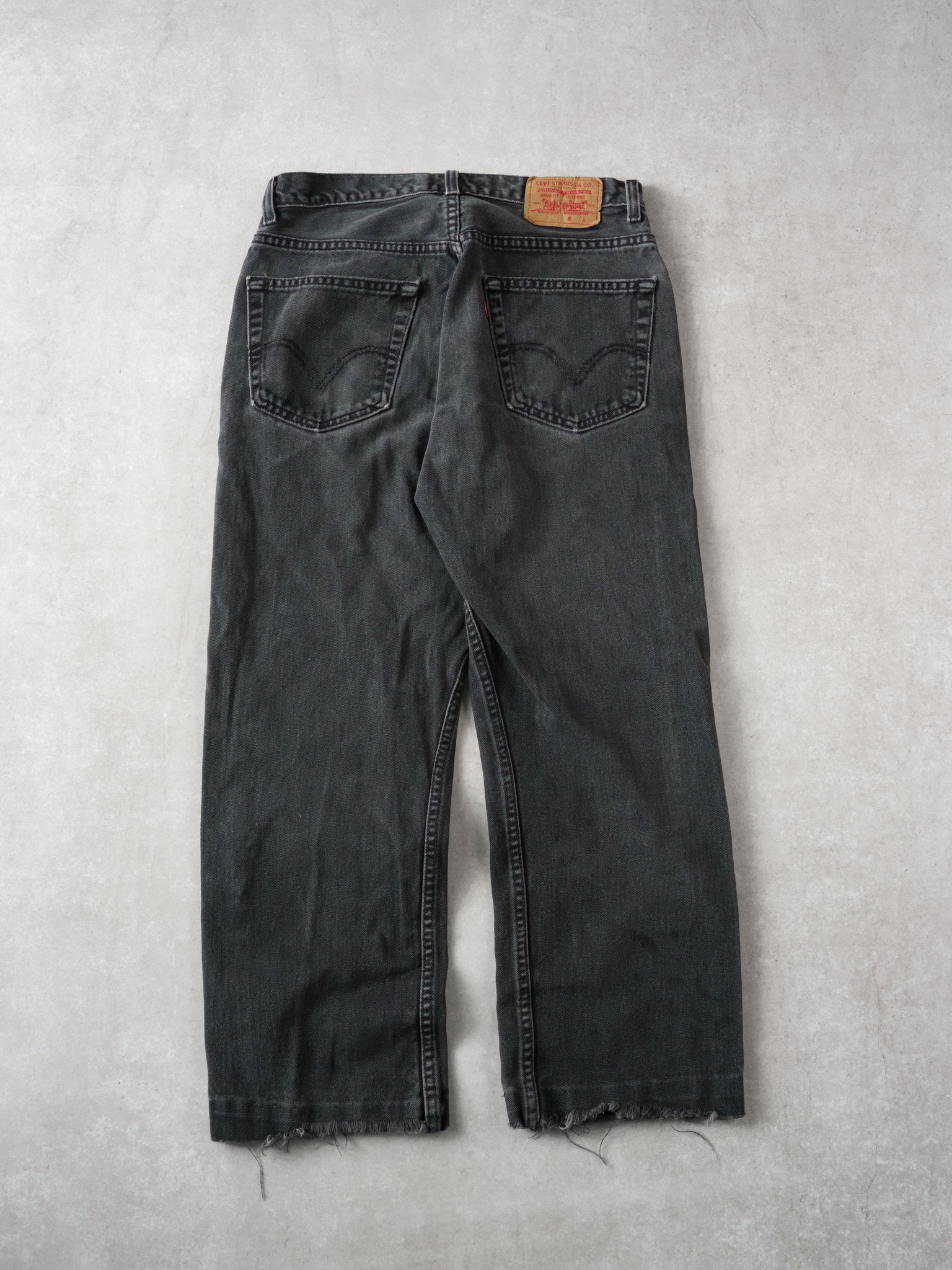 Vintage 90s Black Levi 505 Regular Fit Jeans (32 x 28)