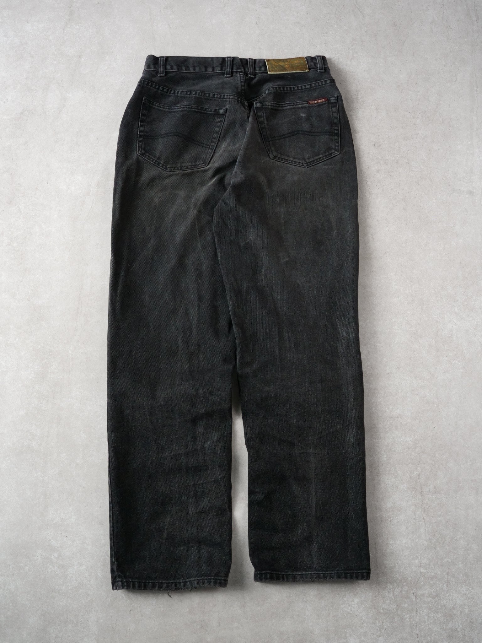 Vintage Washed Black Marlboro Classic Denim Jeans (34 x 32)