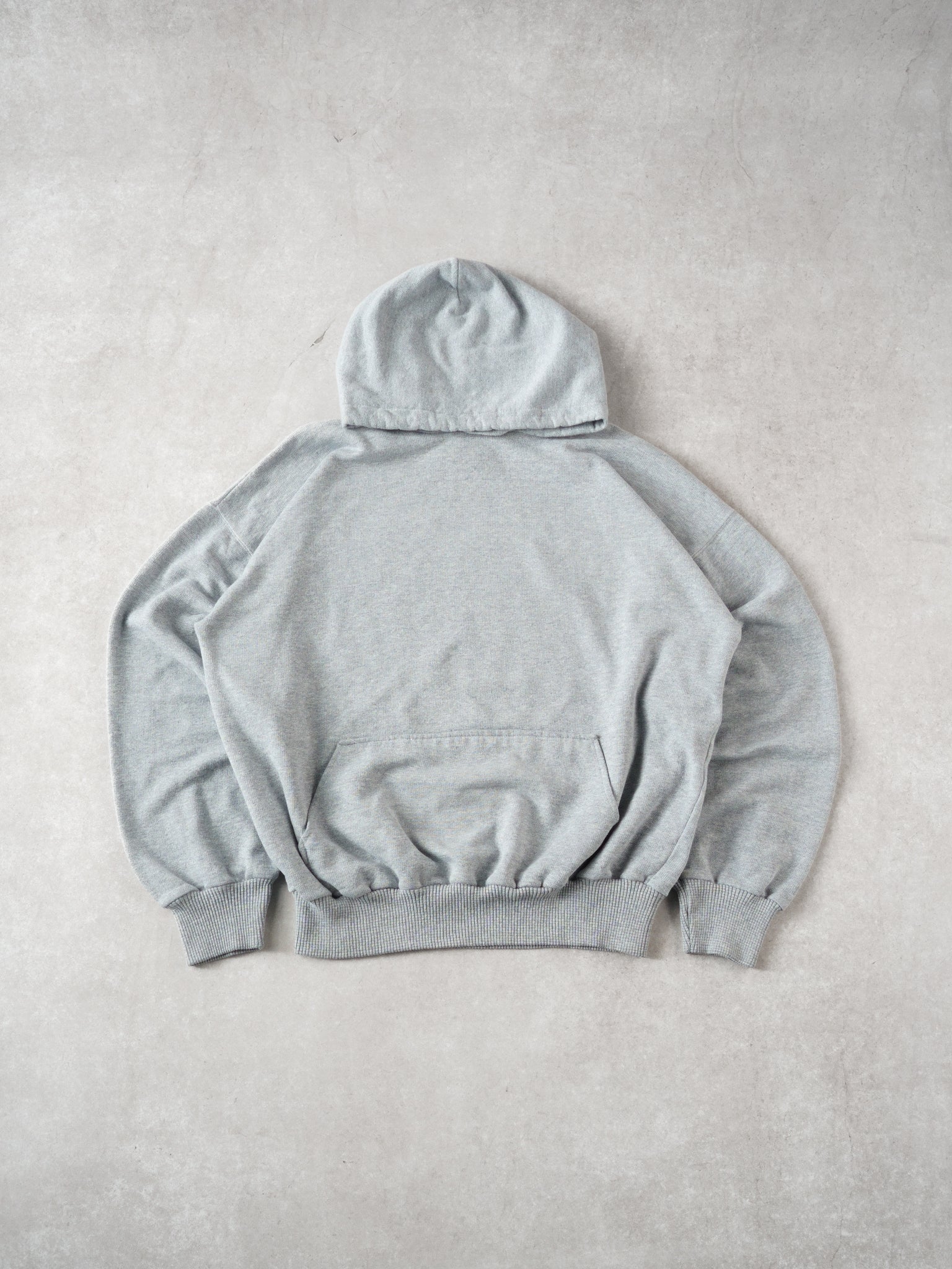 Vintage 90s Grey Eaton Blank Hoodie (S/M)