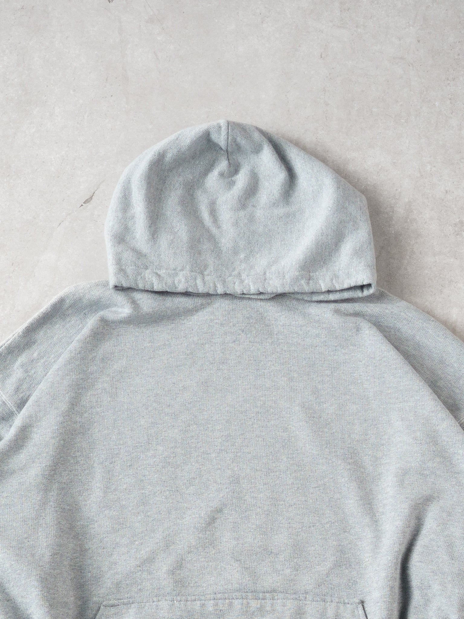 Vintage 90s Grey Eaton Blank Hoodie (S/M)