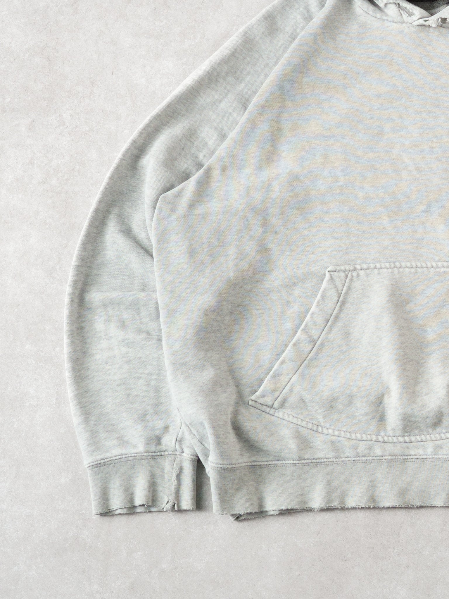 Vintage 90s Grey Nike Embroidery Blank Hoodie (M/L)
