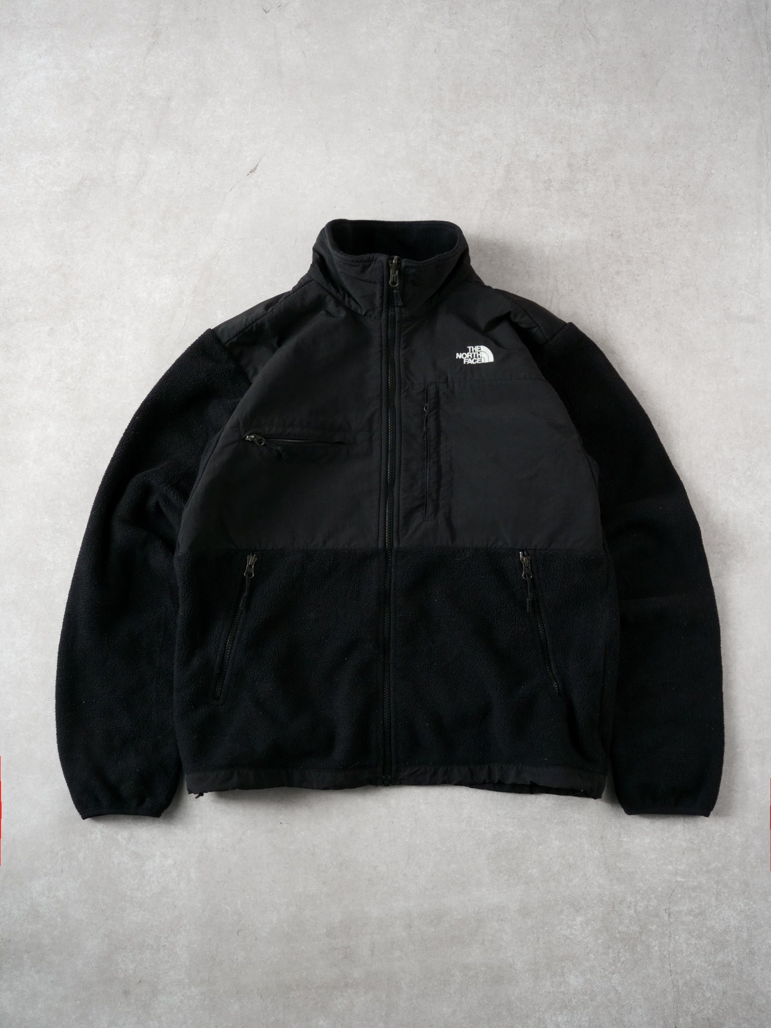 Vintage 90s Black Northface Denali Fleece Zipup (M/L)