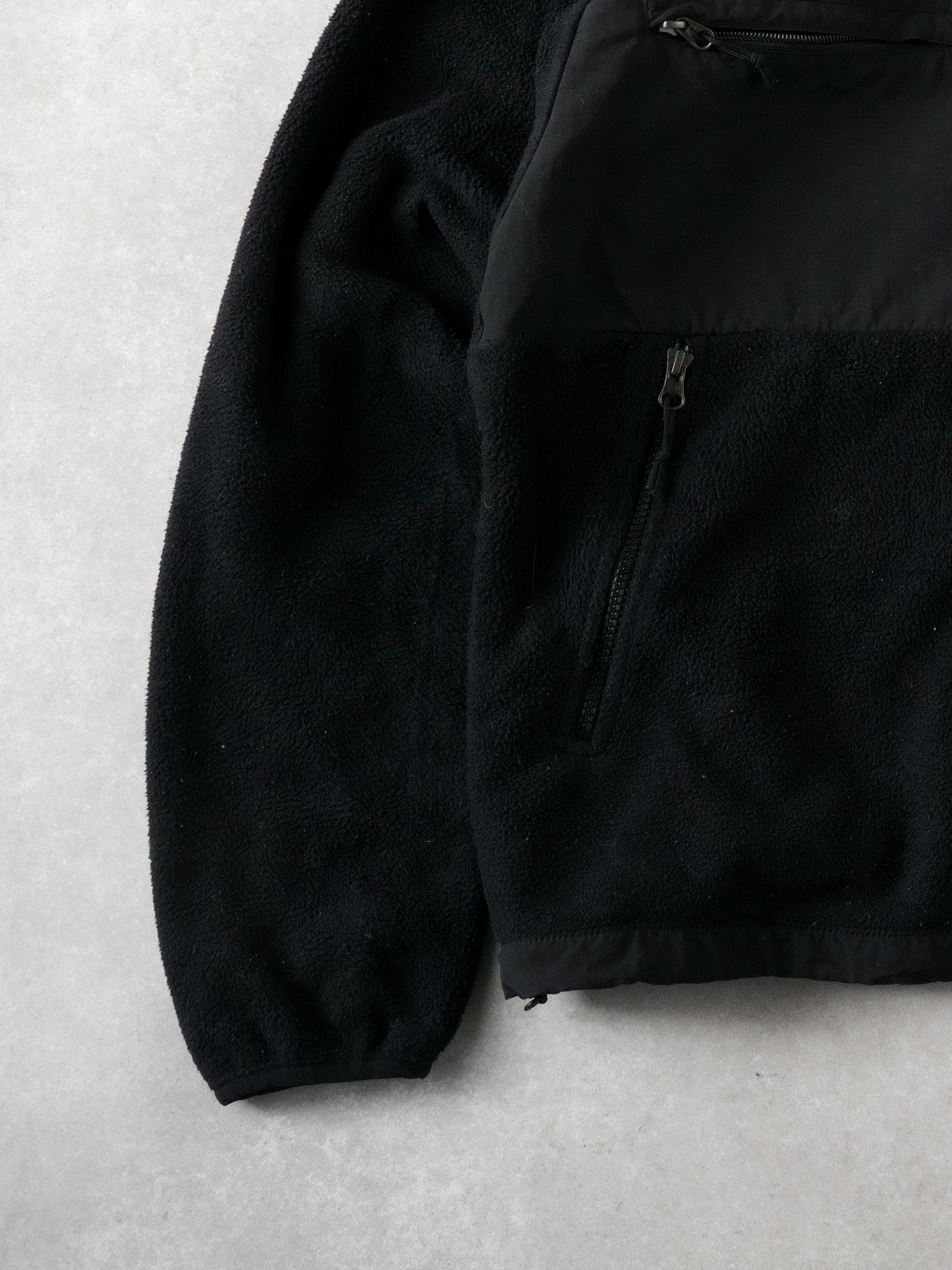 Vintage 90s Black Northface Denali Fleece Zipup (M/L)
