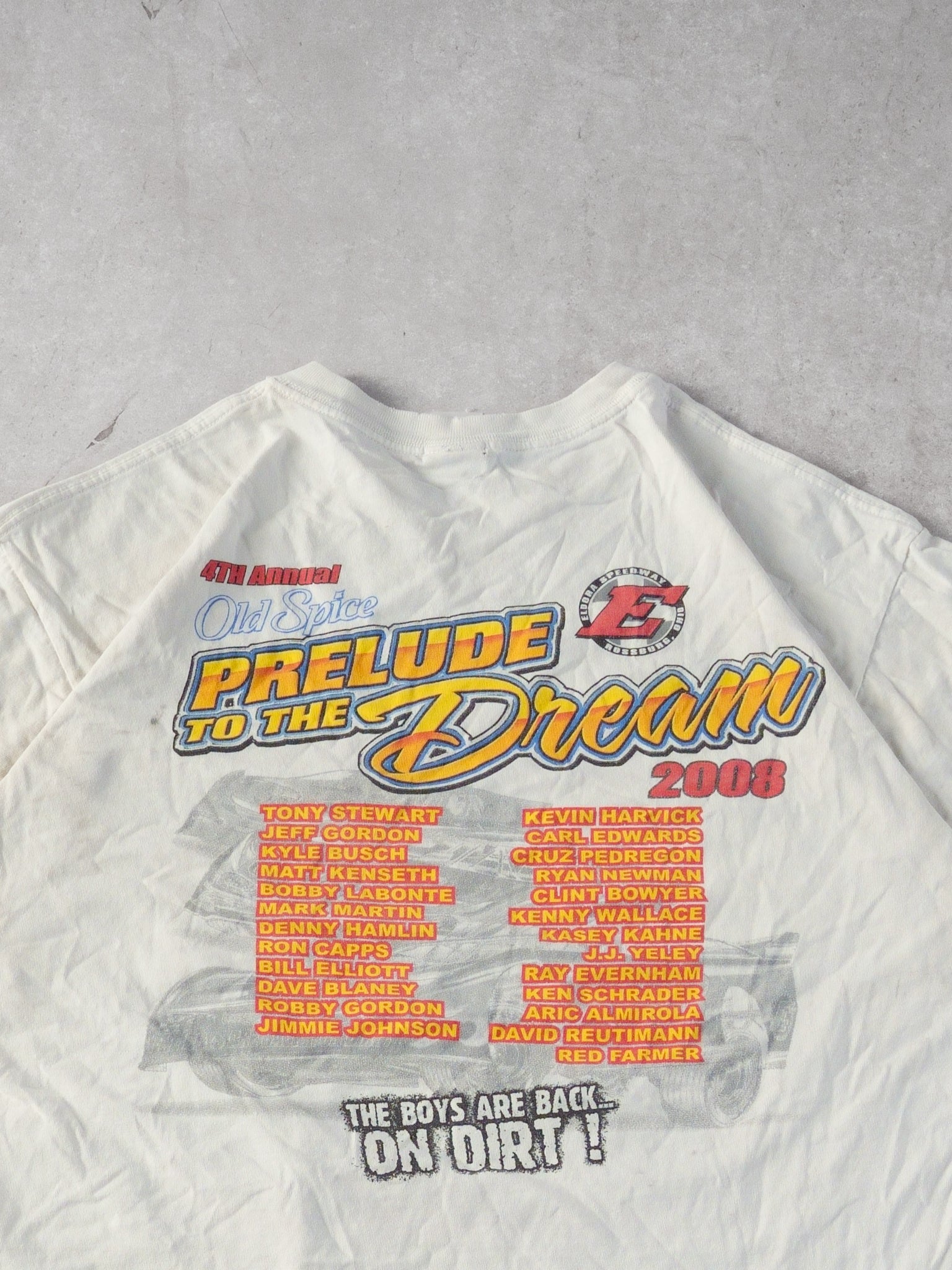 Vintage 08' Prelude To the Dream Nascar Graphic Tee (L)