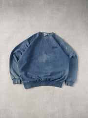 Vintage 90s Faded Blue Northern Elements Crewneck (L)